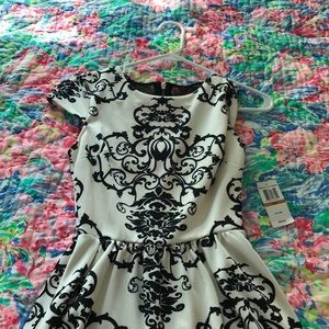 Black and White Dress